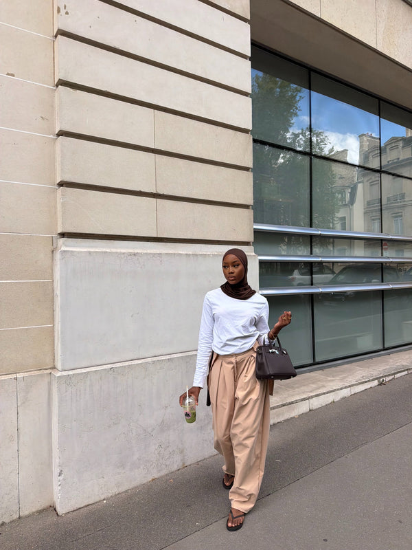 Pantalon Tanya - Camel clair