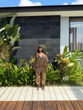 Ensemble Jogging Imen Camel foncé