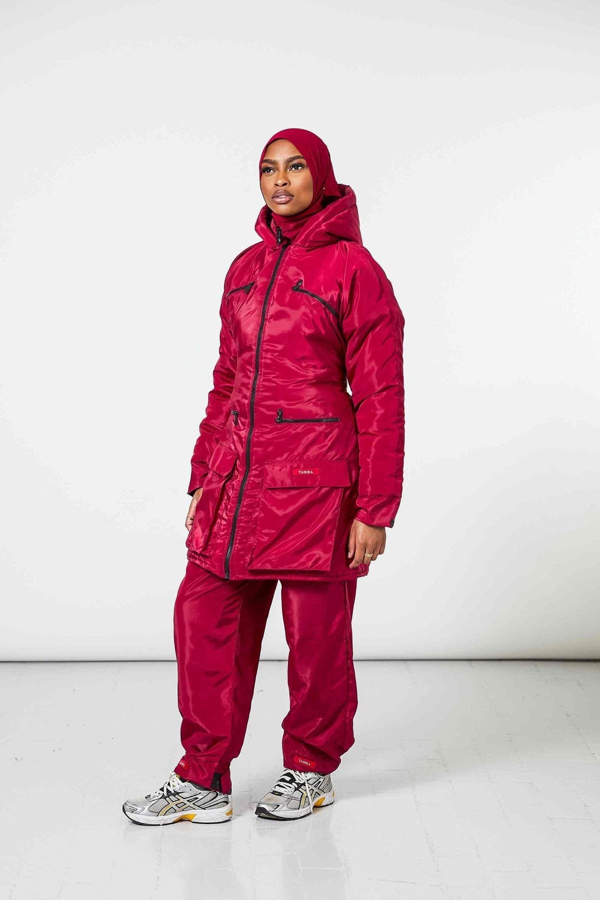 Manteau Snow + Pantalon Offert Rouge