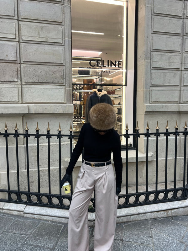 Pantalon Pince Beige