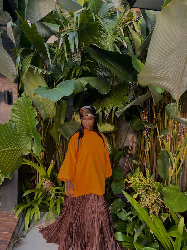 T-shirt Oversize Inaya Orange